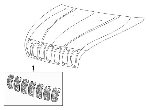 Cherokee GRILLE & COMPONENTS