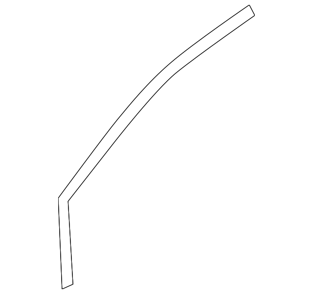 BE8Z-5820550-A Деталь UPPER MOLDING, RIGHT