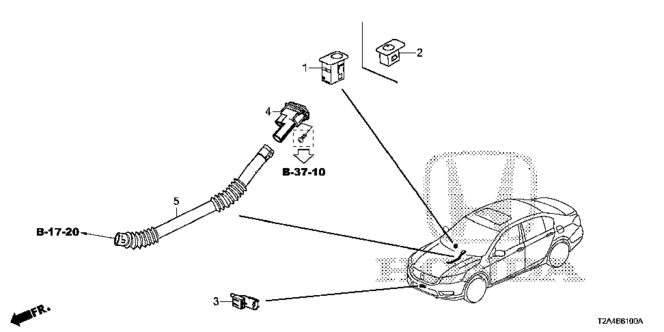 BODY / AIR CONDITIONING/A/C SENSOR for 2014 Honda ACCORD SEDAN #1