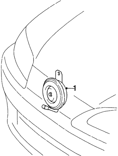 ELECTRICAL/HORN for 1996 Toyota Paseo #1