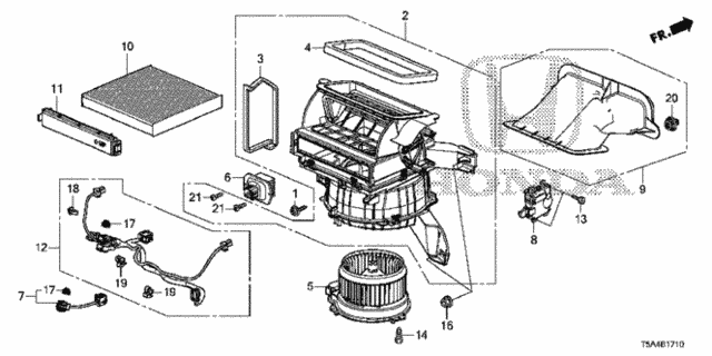 Heater Blower for 2017 Honda Fit #0
