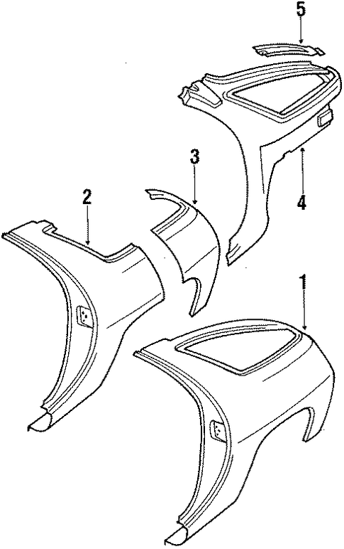 928 QUARTER PANEL & COMPONENTS