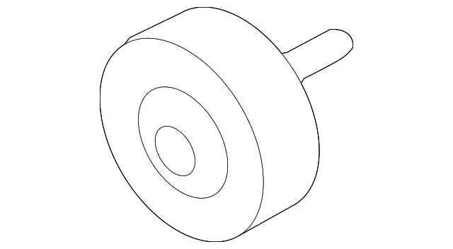 3M4Z-8678-AB Деталь IDLER PULLEY