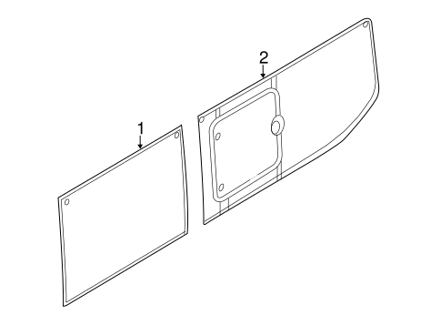 Body/Glass - Side Panel for 2017 Ford Transit-350 HD #1