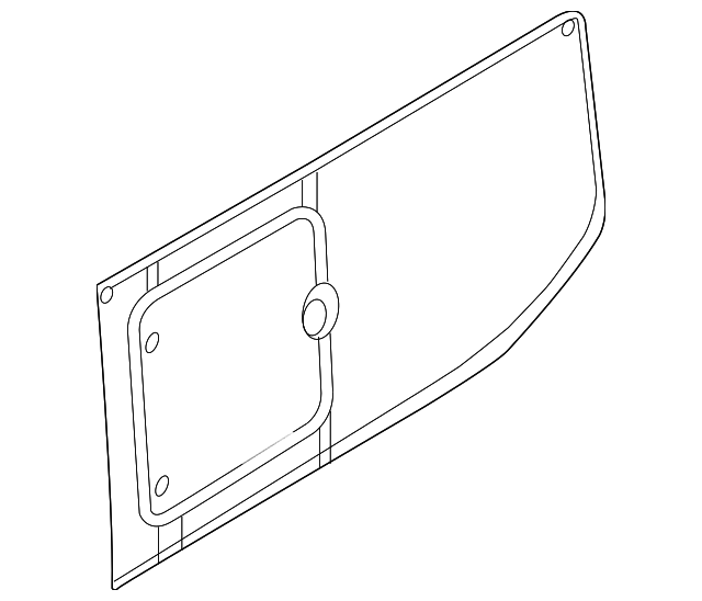 BK3Z-6129700-J Деталь REAR GLASS, RIGHT