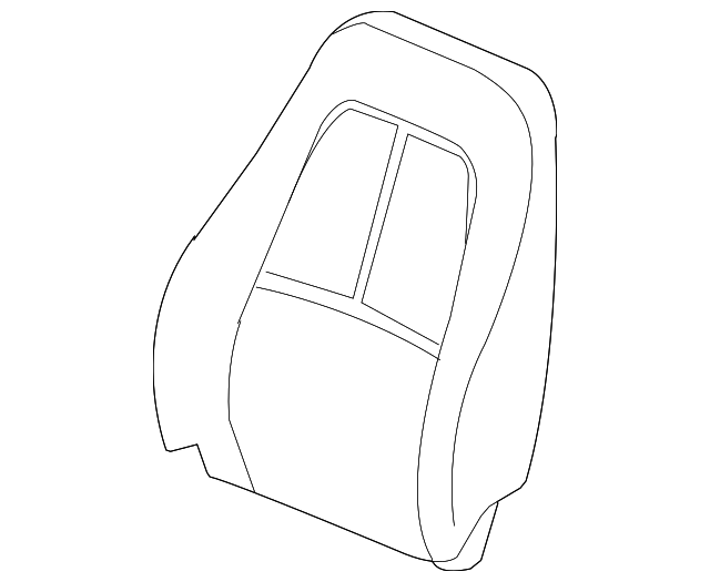 19181126 SEAT BACK COVER, RIGHT