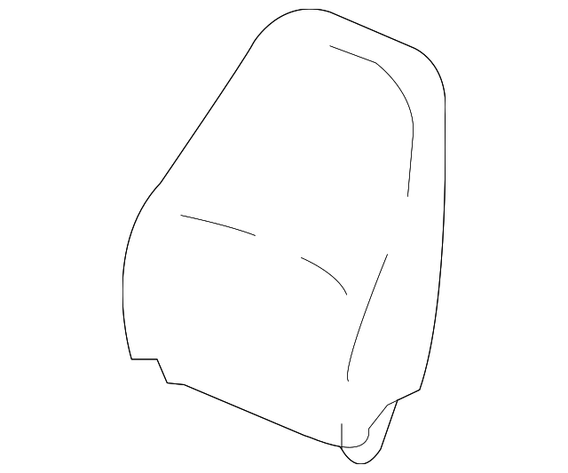 96844704 SEAT BACK PAD, LEFT