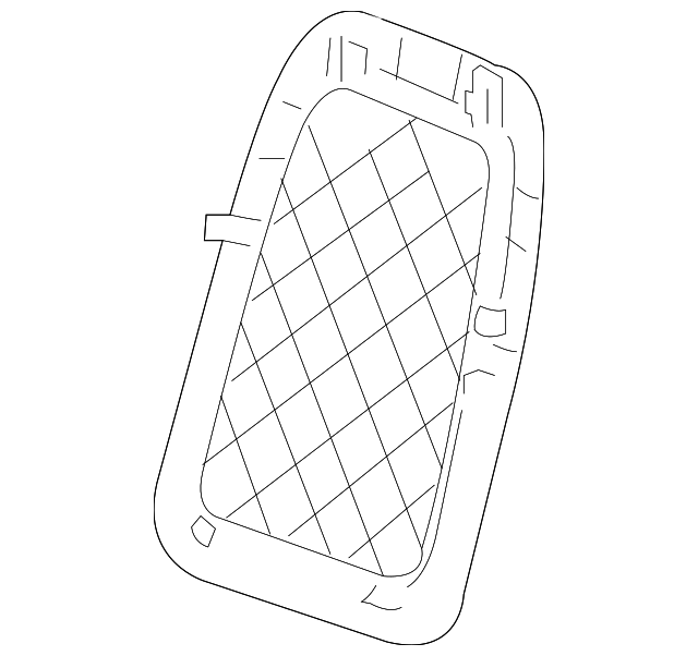 96839628 Деталь SEAT BACK PANEL, LEFT