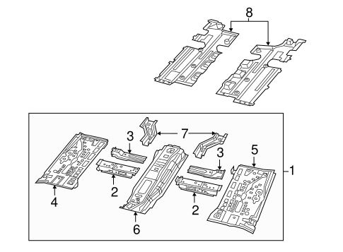 Floor & Rails for 2015 Jeep Renegade #0