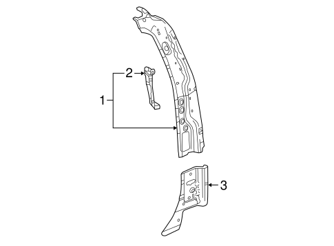Sierra 1500 LOCK PILLAR 2