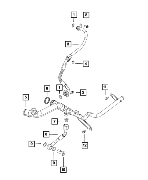 Water Pump and Related Parts for 2015 Jeep Renegade #1