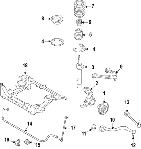 Upper Control Arm for 2018 BMW 650i xDrive #0