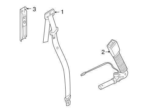 LR3 FRONT SEAT BELTS