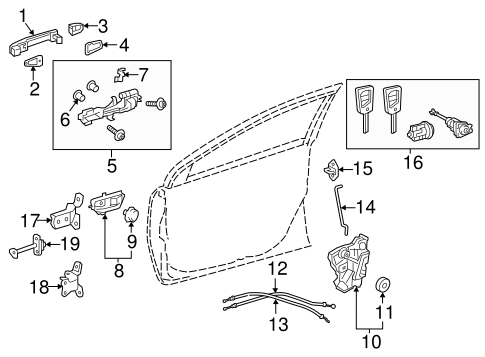ELECTRICAL/FRONT DOOR for 2016 Scion iM #2