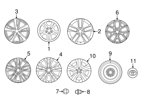 FRONT SUSPENSION/WHEELS for 2013 Toyota RAV4 #2