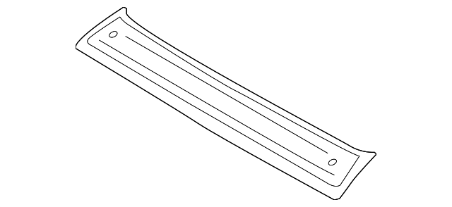 981-502-629-01-GRV Деталь W'SHIELD HEADER
