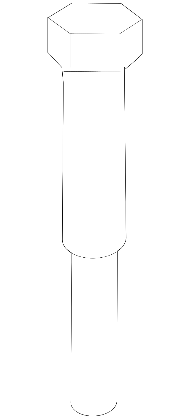 1999-2007 Ford F-250 Super Duty Rear Insulator Bolt -W705262-S301 1999-2007 Ford F-250 Super Duty Rear Insulator Bolt -W705262-S301