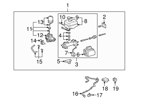 BRAKES/STABILITY CONTROL for 2007 Toyota FJ Cruiser #1