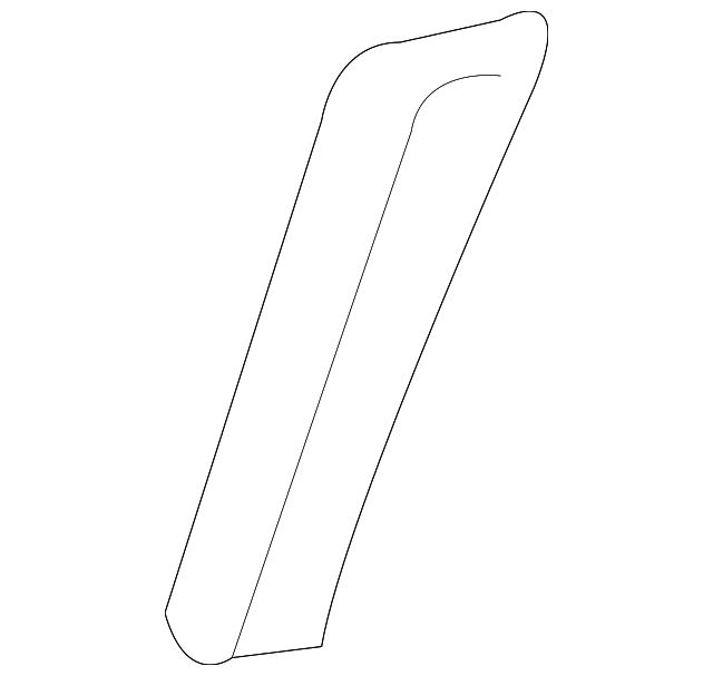 7L7Z-7829077-APTM Деталь LOWER MOLDING, LEFT