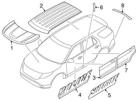 Police Interceptor Utility Наклейки