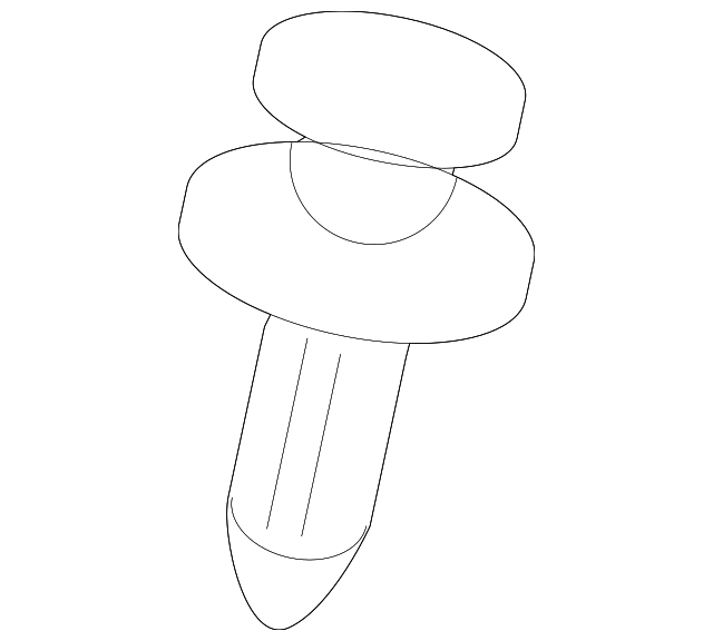 19184821 Деталь LOWER TRIM PANEL UPPER RETAINER