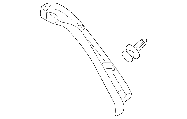 19184818 Деталь SIDE MOLDING, RIGHT