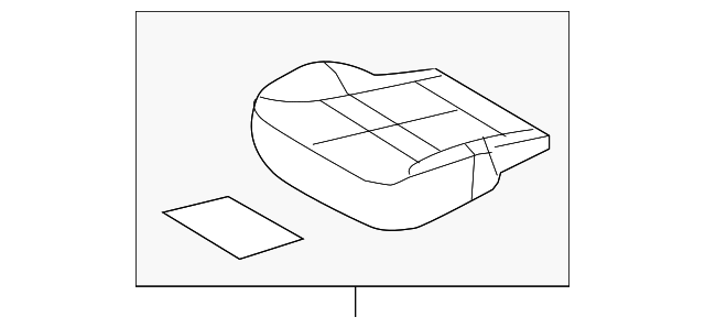 CA1Z-78632A22-A Деталь SEAT CUSHION PAD, RIGHT