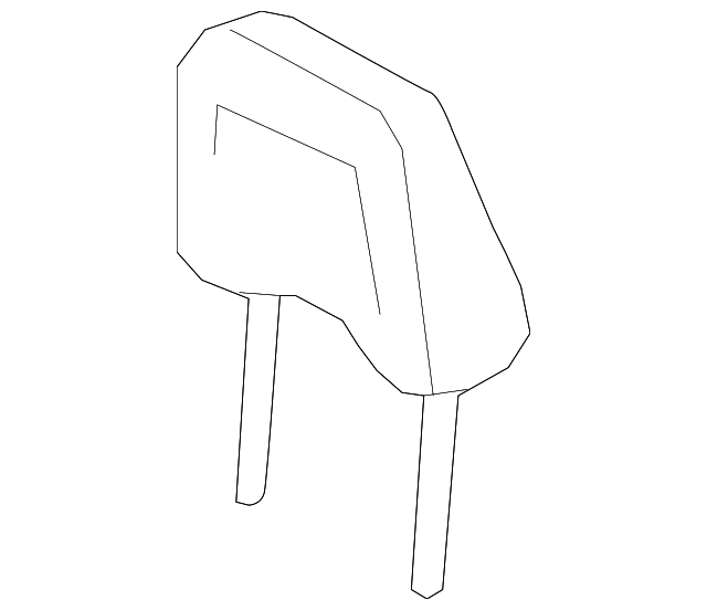 BA1Z-78611A08-AB Деталь HEADREST, RIGHT