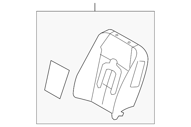 BA1Z-7864810-B Деталь SEAT BACK PAD, RIGHT