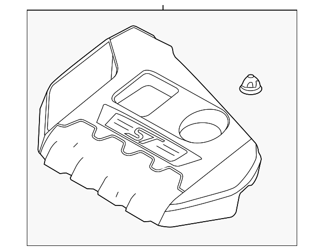 DM5Z-6A949-C Деталь ENGINE COVER