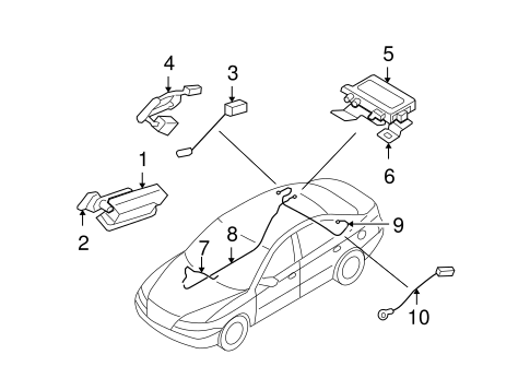 Antenna & Radio for 2006 Hyundai Azera #0