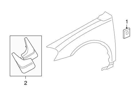 Impala Limited EXTERIOR TRIM - FENDER