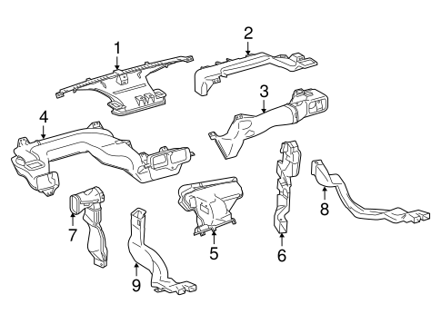 BODY/DUCTS for 2012 Scion iQ #1
