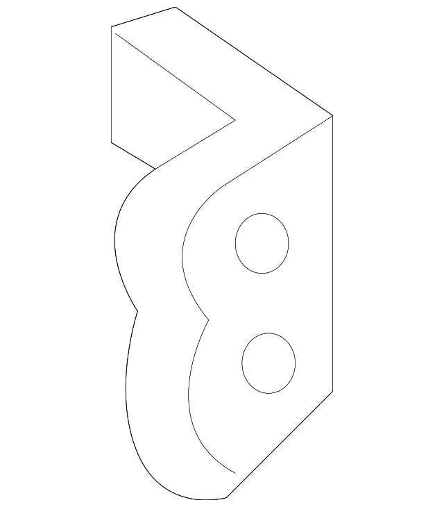 8646203 STRUT BRACKET, RIGHT
