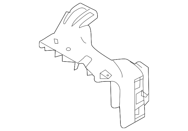 AR3Z-8B455-B Деталь SIDE BRACKET, LEFT