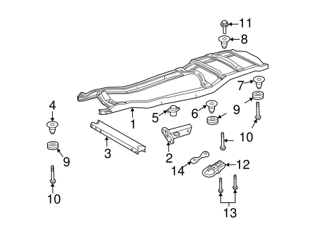 Body/Frame & Components for 2014 Ford Expedition #1