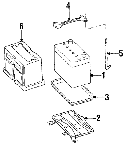 ELECTRICAL/BATTERY for 1996 Nissan Maxima #1