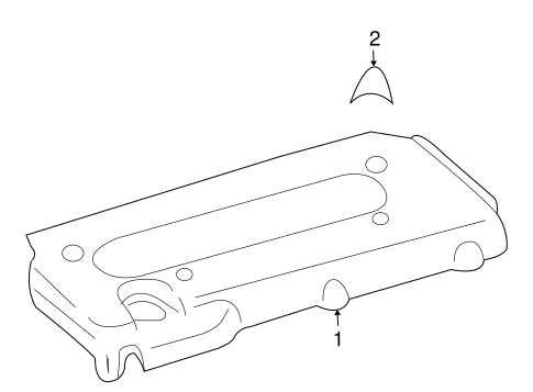ENGINE/ENGINE APPEARANCE COVER for 2008 Toyota RAV4 #1