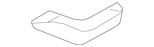 92250795 Деталь SEAT CUSHION PAD, LEFT
