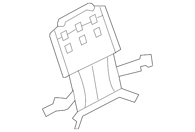 92200574 Деталь LUMBAR SUPPORT, LEFT