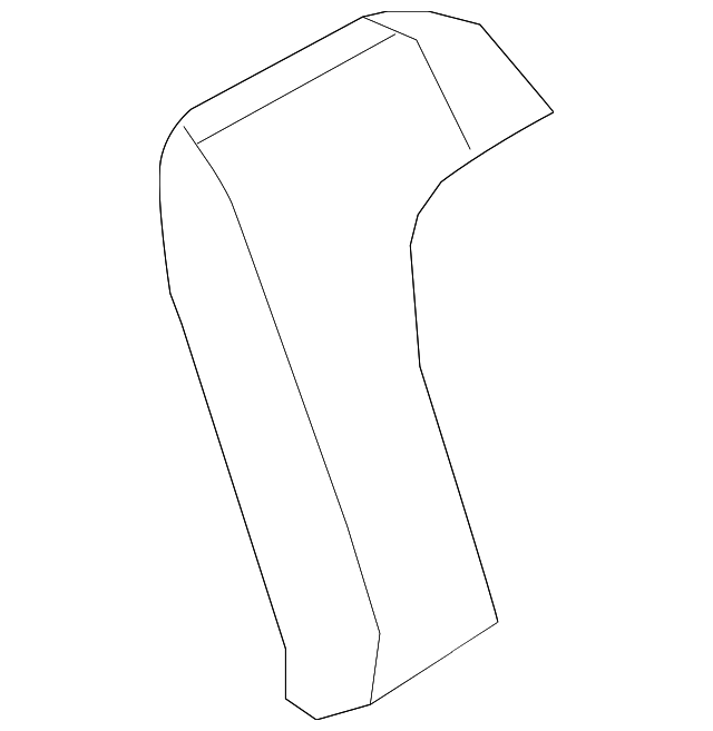 92207960 Деталь SEAT BACK PAD, RIGHT