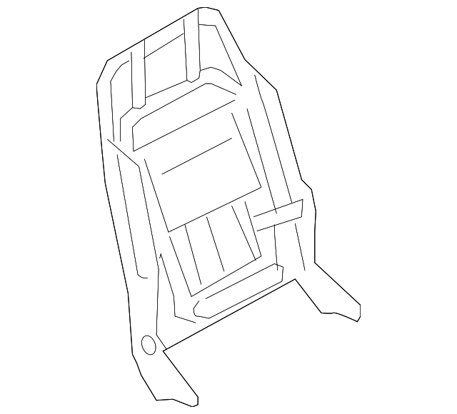 92194795 Деталь SEAT BACK FRAME, LEFT