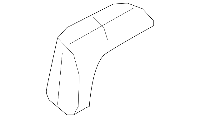 92207885 Деталь HEADREST COVER, RIGHT