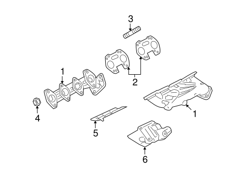 Exhaust Manifold for 2008 Lincoln Navigator #0