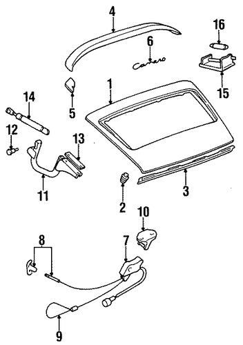 911 LID & COMPONENTS