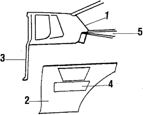 Cutlass Salon QUARTER PANEL TRIM