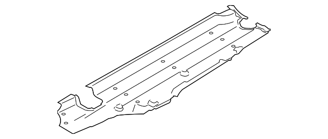 95B-825-205-B Деталь UNDERBODY SHIELD, LEFT