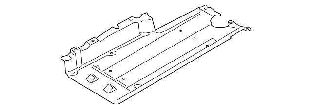 95B-825-206-B Деталь UNDERBODY SHIELD, RIGHT