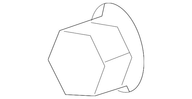 RYH501100 Деталь SHOCK NUT, LEFT