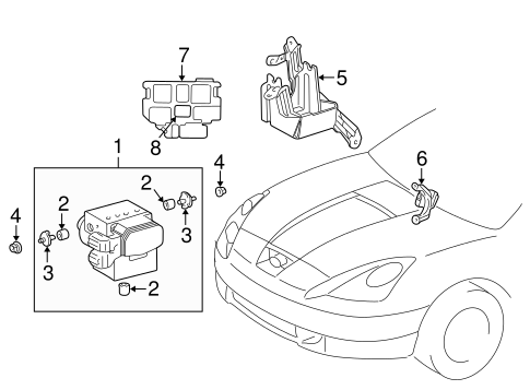 BRAKES/ANTI-LOCK BRAKES for 2001 Toyota Celica #3